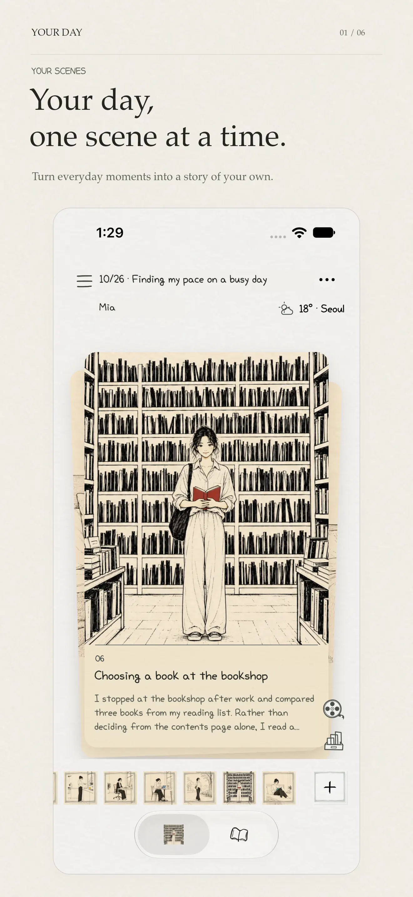 iPhone — Your day, one scene at a time.