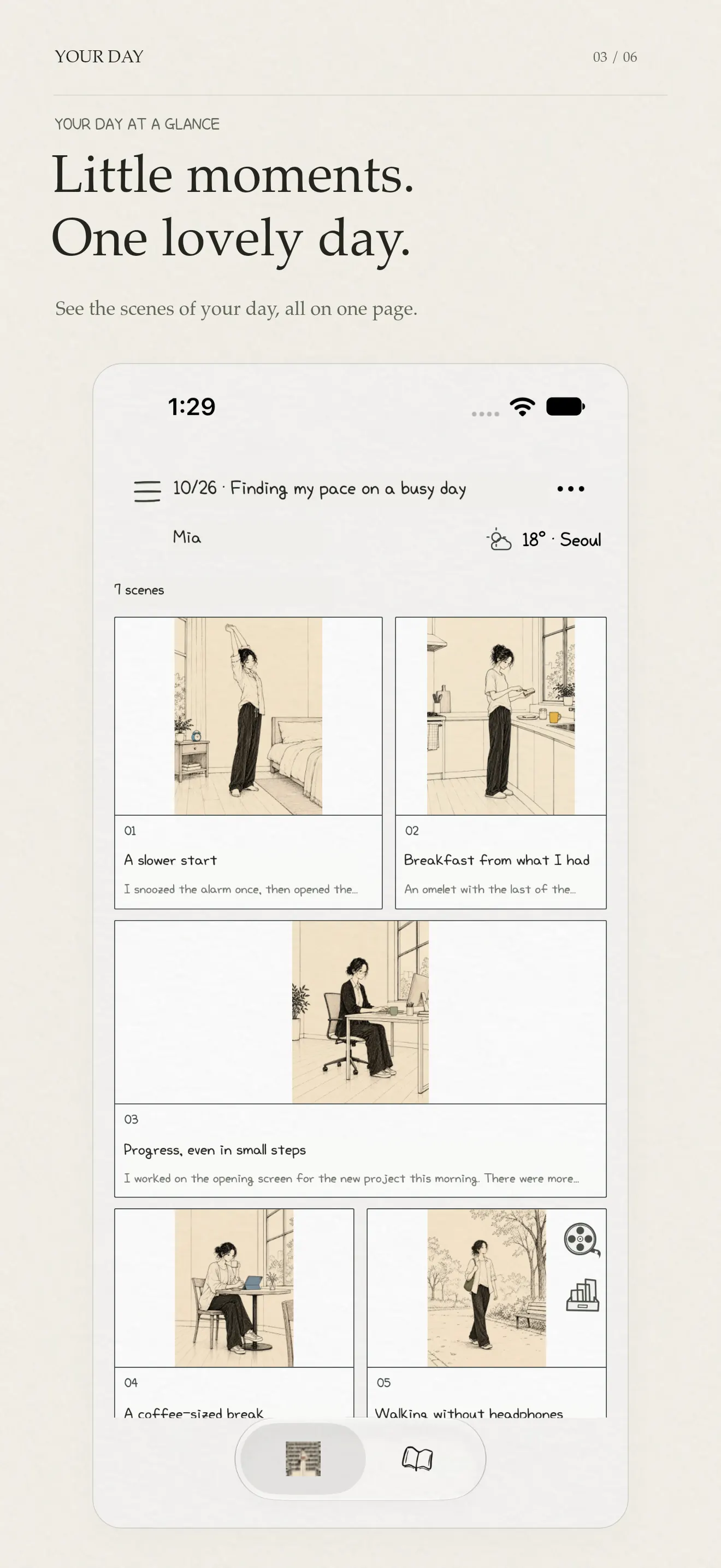iPhone — Little moments. One lovely day.